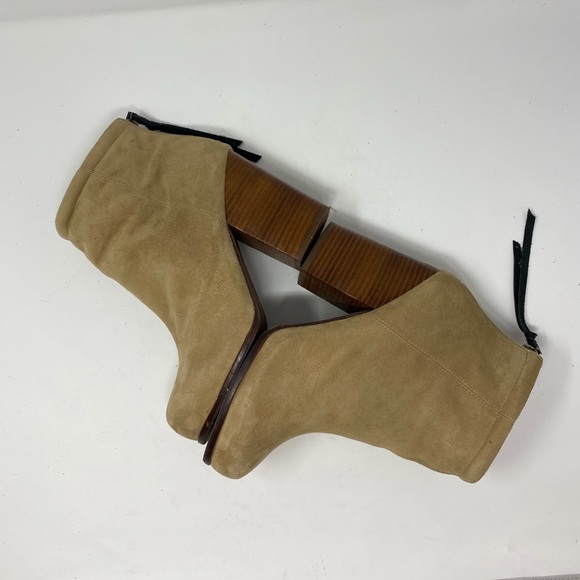 Jeffery Campbell Tan Rumble Sueded Ankle Booties 9 - Picture 7 of 11